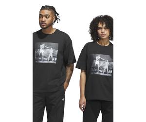 Adidas Unisex Originals Kareem Scoring Champ Graphic Tee Black size L | Shirts Outlet | Unisex | Black L