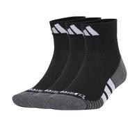 adidas Unisex Performance Climacool Cushioned Qrt 3P Socks, Black/White, 2-3.5