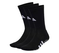 adidas Unisex Performance Cushioned Crew Socks Grip 3 Pair Pack Socks, L
