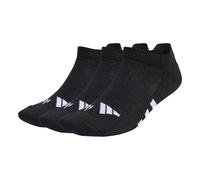 adidas Unisex Performance Cushioned Low Socks 3 Pairs, Black/Black/Black,4.5-5.5 UK