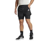Adidas Unisex Performance Gym+ 2in1 Shorts Black size S | Shorts Outlet | Unisex | Black S