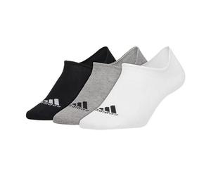 adidas Unisex Performance Invisible Socks 3 Packs Black/White/Grey CV7410 S