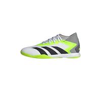 adidas Unisex Predator Accuracy.3 Indoor Boots Football, Cloud White/Core Black/Lucid Lemon, 9.5 UK
