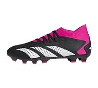 adidas Unisex Predator Accuracy.3 Multi-Ground Boots, Core Black / Cloud White / Shock Pink, 10 UK