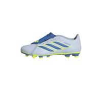 adidas Unisex Predator Club Fold-Over Tongue Firm Ground/Multi Ground Football Boots, Crystal Sky/ray Blue/Team Solar Yellow 2, 6 UK