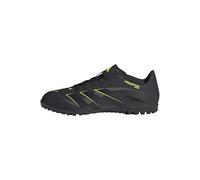 adidas Unisex Predator Club Turf Football Boots, core Black/Carbon/Lucid Lemon, 12 UK