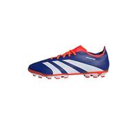 adidas Predator League 2G/3G Football Boots Artificial Grass, Lucid Blue/Cloud White/Solar Red, 8 UK