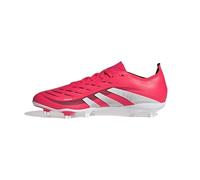 adidas Unisex Predator League Firm Multi Ground Football Boots, Lucid Red/Cloud White/Core Black, 8 UK