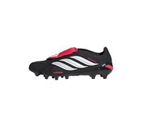 adidas Unisex Predator League Fold-Over Tongue Artificial Ground Football Boots, core Black/FTWR White/Lucid red, 10.5 UK