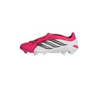 adidas Unisex Predator League Fold-Over Tongue Firm Ground Football Boots, Lucid red/core Black/FTWR White, 7.5 UK