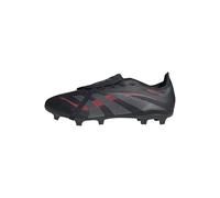 adidas Unisex Predator League FOLD-Over Tongue Firm Multi Ground Football Boots, Core Black/Grey Four/Lucid Red, 8.5 UK