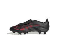 adidas Unisex Predator League FOLD-Over Tongue Soft Ground Football Boots, Core Black/Grey Four/Lucid Red, 10 UK
