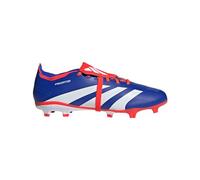 adidas Unisex Predator League Fold-Over Tongue Soft Ground Shoe, Blue White Red Lucid Blue Cloud White Solar Red, 6 UK