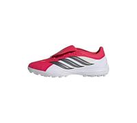adidas Unisex Predator League Fold-Over Tongue Turf Football Shoes, Lucid red/core Black/FTWR White, 10 UK