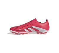 adidas Unisex Predator League Football Boots Artificial Grass, Lucid Red/Cloud White/Core Black, 7 UK