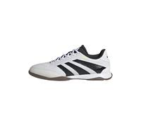 adidas Unisex Predator League Indoor Football Boots, Cloud White/Core Black/Lucid Lemon, 12 UK