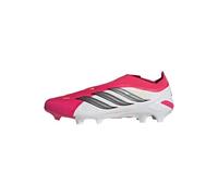 adidas Unisex Predator League Laceless Firm Ground Football Boots, Lucid red/core Black/FTWR White, 8 UK