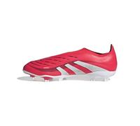 adidas Unisex Predator League Laceless Firm Multi Ground Football Boot, Lucid Red/Cloud White/Core Black, 6 UK