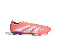 adidas Unisex Predator League Laceless Firm Multi Ground Football Boots Football Boots, Signal Coral Cloud White Beam Orange, 12.5 UK
