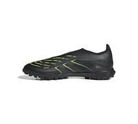 adidas Unisex Predator League Laceless Turf Football Boots, Core Black/Carbon/Lucid Lemon, 6 UK