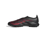 adidas Unisex Predator League Laceless Turf Football Boots, Core Black/Grey Four/Lucid Red, 12 UK