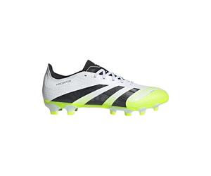 adidas Unisex Predator League Multi Ground Football Boots, FTWR White/core Black/Lucid Lemon, 9.5 UK