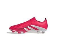 adidas Unisex Predator League Soft Ground Football Boots, Lucid Red/Cloud White/Core Black, 8.5 UK