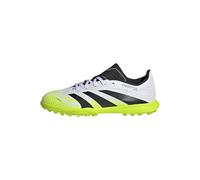 adidas Unisex Predator League Turf Football Boots, Cloud White/Core Black/Lucid Lemon, 10.5 UK
