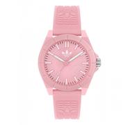 Adidas Unisex Project Four Pink Dial Pink Resin Strap Watch