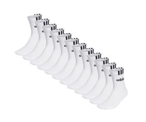 Adidas Unisex Quarter Socks, 12 Pack - Cushioned 3S Linear, Logo, Solid Color...