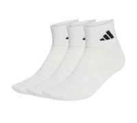 Adidas Unisex Quarter Socks, 3 Pack - Thin & Light Sportswear Ankle Socks