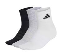 Adidas Unisex Quarter Socks, 3 Pack - Thin & Light Sportswear Ankle Socks