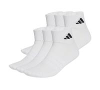Adidas Unisex Quarter Socks, 6-Pack - Cushioned Essentials Ankle Socks, Lo...