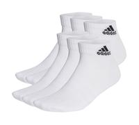 Adidas Unisex Quarter Socks, 6-Pack - Cushioned Sportswear Ankle, Logo