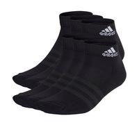 Adidas Unisex Quarter Socks, 6-Pack - Cushioned Sportswear Ankle, Logo