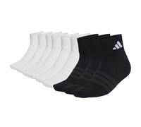 Adidas Unisex Quarter Socks, 9-Pack - Cushioned Sportswear Ankle Socks, Lo...