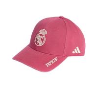 adidas Unisex Real Madrid Hat, Wild Pink/Ivory, XS-S