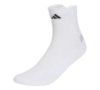 adidas Unisex Running Adizero Quarter Sock Socks, white/white, L