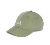 adidas Unisex Running Essential Climacool 6 Panel Baseball Hat, Tent Green/Reflective Silver, M-L