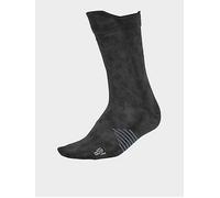 adidas Unisex Running Graphic Crew Socks, Onix/Carbon, Size S, Men Onix/Carbon