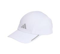 adidas Unisex Running Mesh 4 Panel Climacool Hat, White/Reflective Silver, S-M