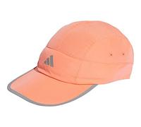 adidas Unisex Running Packable HEAT.RDY X-City Cap, Coral Fusion/Reflective Silver, M