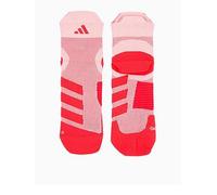 adidas Unisex Running X Adizero Socks, White/Lucid Red/Lucid Red, Size S, Men White/Lucid Red/Lucid Red