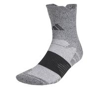adidas Unisex RUNxCUSHIONED Sock 1PP, Black/White/Black, 8.5-10