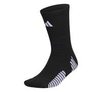 adidas Select Basketball Crew Socks (1 Pair) for Team Sports, Boys Girls Men Women, Black/White/2, Medium, Black/White/2, Medium
