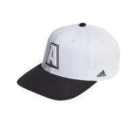 adidas Unisex Snapback Logo Cap, White/Black, M