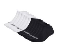 Adidas Unisex Sneaker Socks, 12-Pack - Thin Linear Low-Cut, Thin Socks, L...