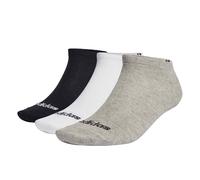 Adidas Unisex Sneaker Socks, 3 Pack - Thin Linear Low-Cut, Thin Socks, Lo...