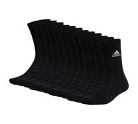 Adidas Unisex Socks, 12-Pack - Sportswear Crew, Logo, Padded, Solid Color...