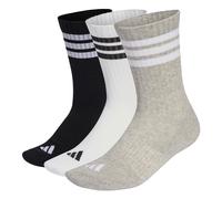 Adidas Unisex Socks, 3-Pack - 3-Stripes Cushioned Sportswear Crew Socks, L...
